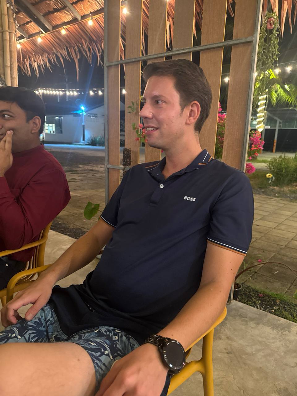 Evening at the restaurant