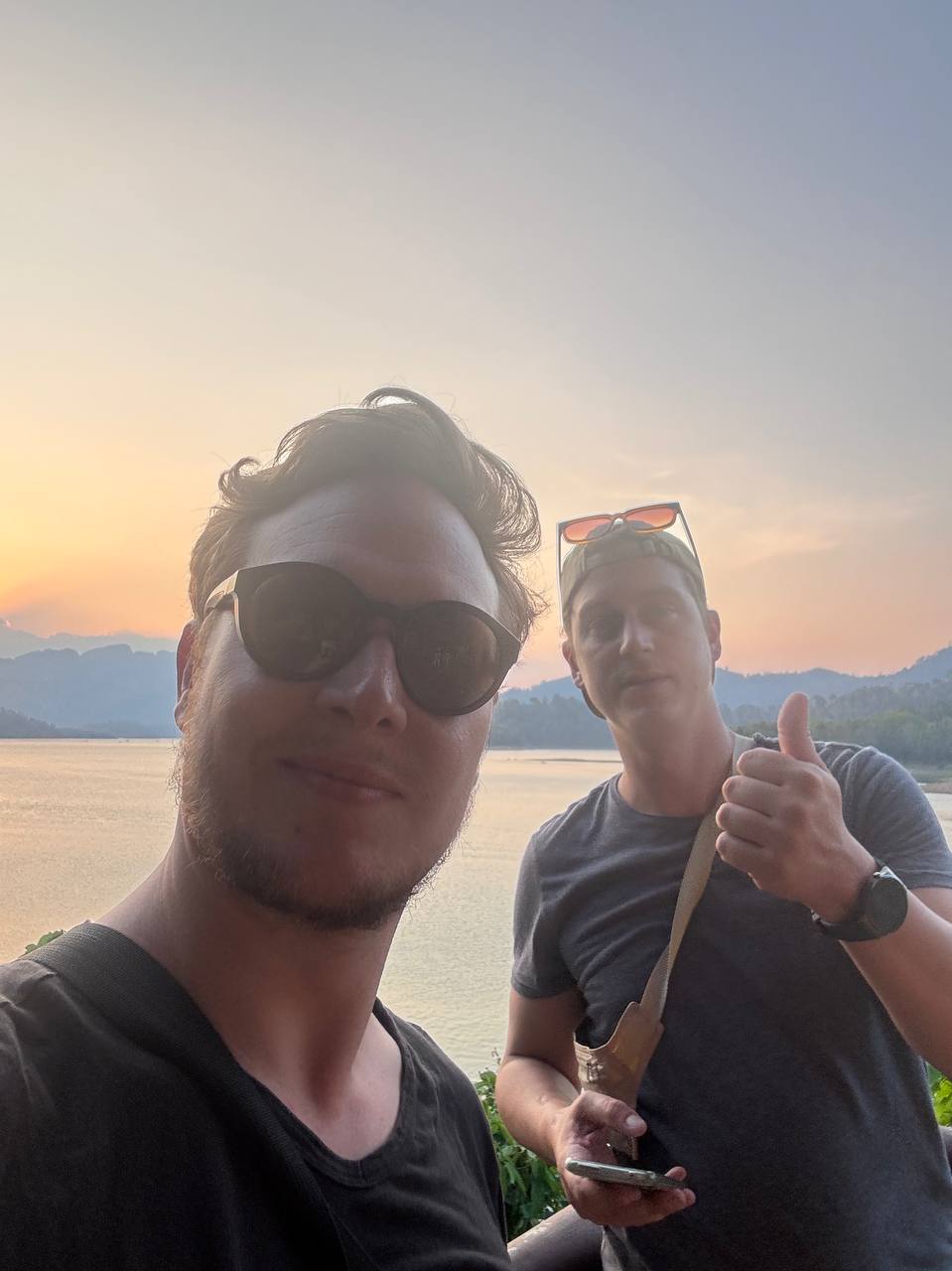 Selfie at Cheow Lan Lake